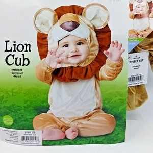 InCharacter Lion Cub Infant Baby 0-6 Months Adorable Halloween Costume Outfit